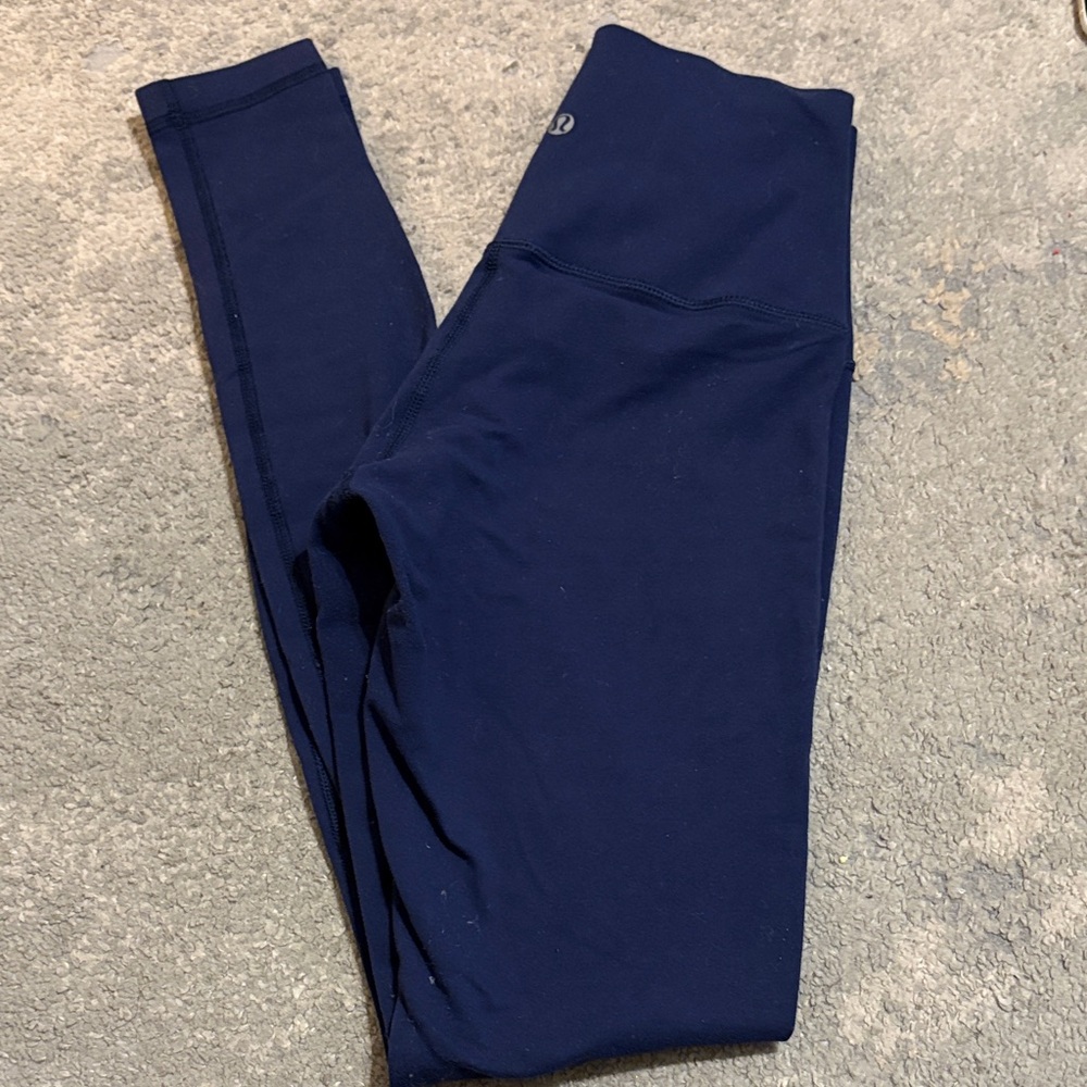 Lululemon high wrist Navy Blue Leggings